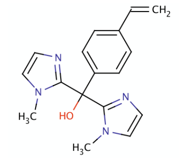 bis(1-methyl-1H-imidazol-2-yl)(4-vinylphenyl)methanol